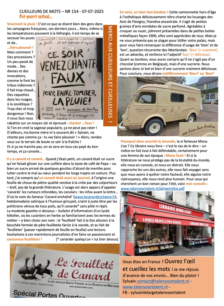 Bulletin des Cueilleurs de Mots 124