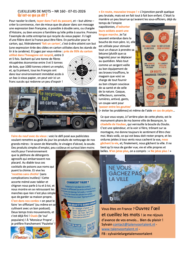 Bulletin des Cueilleurs de Mots 124